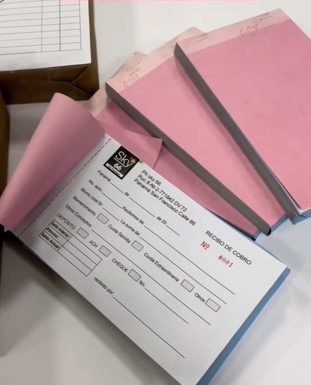 Libretas y Facturas